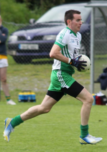 Action from the intermediate championship game between Aodh Ruadh and Buncrana.