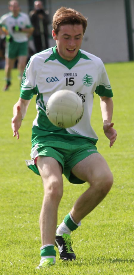 Action from the intermediate championship game between Aodh Ruadh and Buncrana.