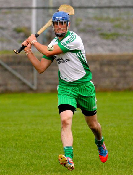 Action from the senior clash between Aodh Ruadh and Saint Eunan's.