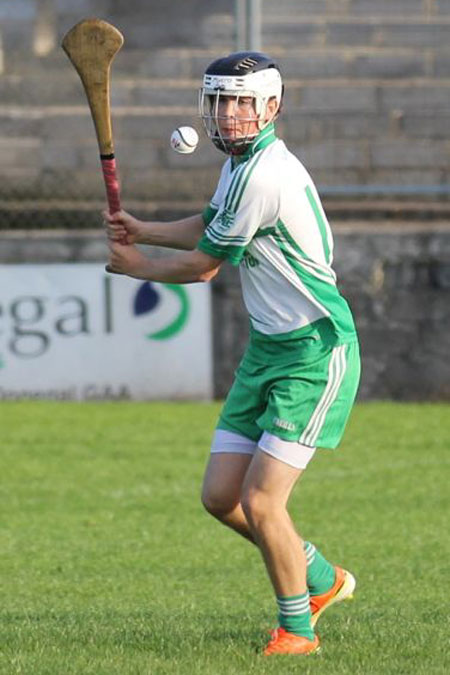 Action from the under 16 clash between Aodh Ruadh and Saint Eunan's.