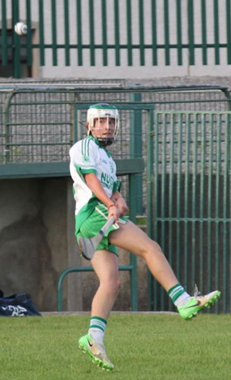 Action from the under 16 clash between Aodh Ruadh and Saint Eunan's.