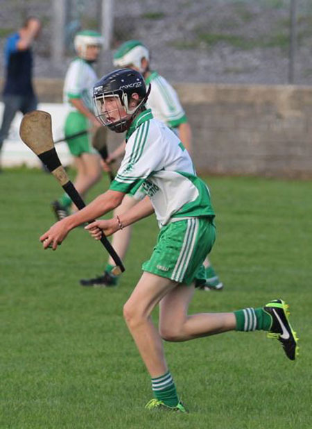 Action from the under 16 clash between Aodh Ruadh and Saint Eunan's.