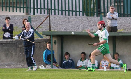 Action from the under 16 clash between Aodh Ruadh and Saint Eunan's.