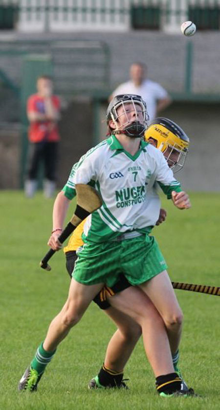 Action from the under 16 clash between Aodh Ruadh and Saint Eunan's.