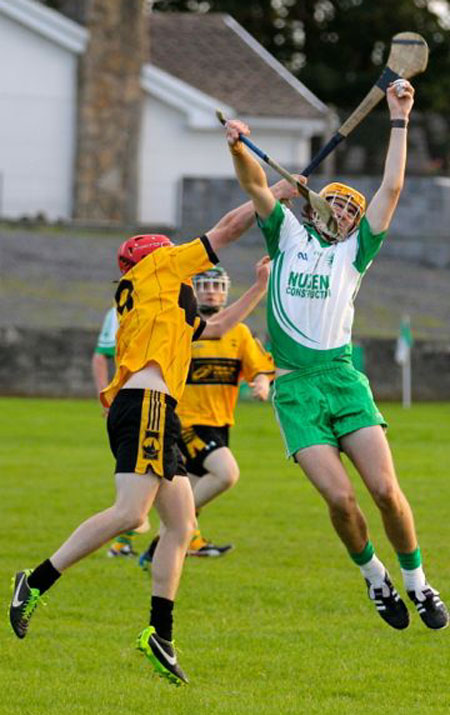 Action from the under 16 clash between Aodh Ruadh and Saint Eunan's.