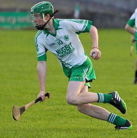 Action from the under 16 clash between Aodh Ruadh and Saint Eunan's.