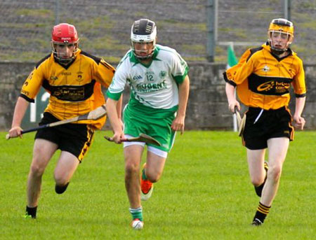 Action from the under 16 clash between Aodh Ruadh and Saint Eunan's.