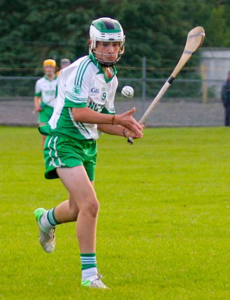 Action from the under 16 clash between Aodh Ruadh and Saint Eunan's.