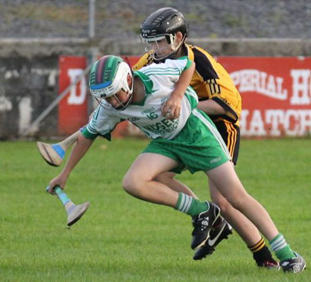 Action from the under 16 clash between Aodh Ruadh and Saint Eunan's.