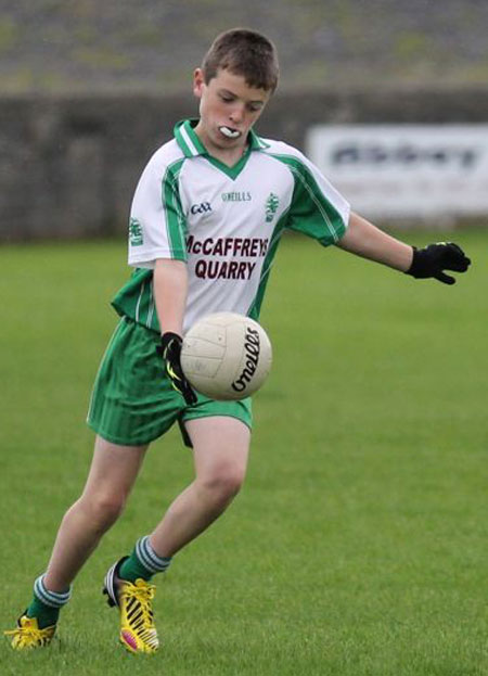 Action from the under 13 league game between Aodh Ruadh and Bundoran.