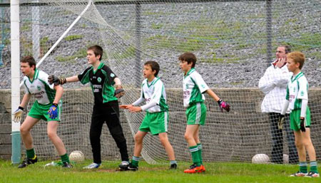 Action from the under 13 league game between Aodh Ruadh and Bundoran.