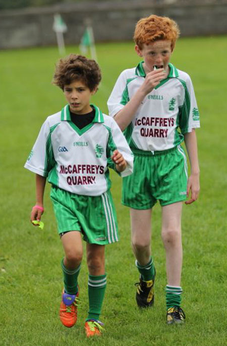 Action from the under 13 league game between Aodh Ruadh and Bundoran.