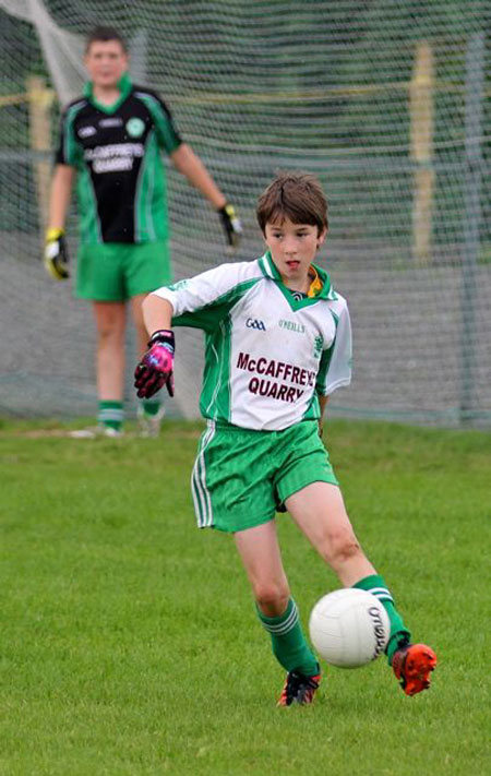 Action from the under 13 league game between Aodh Ruadh and Bundoran.