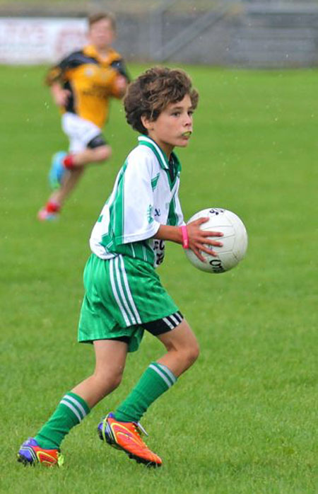 Action from the under 13 league game between Aodh Ruadh and Bundoran.