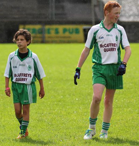 Action from the under 13 league game between Aodh Ruadh and Bundoran.