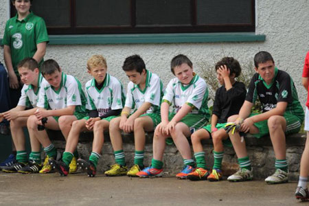 Action from the under 13 league game between Aodh Ruadh and Bundoran.