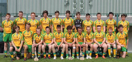 Action from the under 16 clash between Donegal and Sligo.