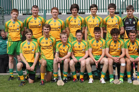 Action from the under 16 clash between Donegal and Sligo.