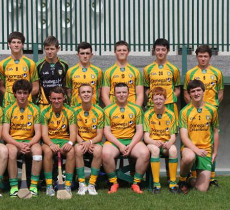 Action from the under 16 clash between Donegal and Sligo.