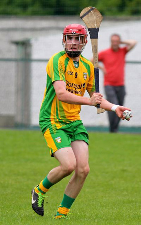 Action from the under 16 clash between Donegal and Sligo.