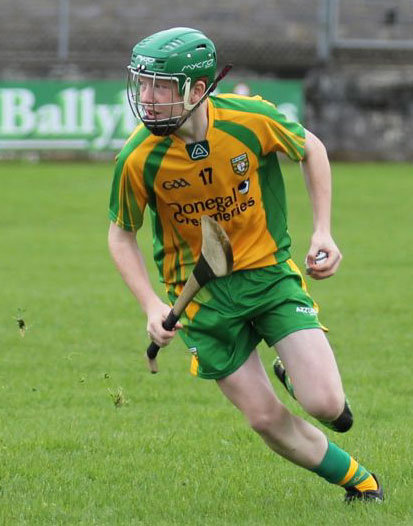 Action from the under 16 clash between Donegal and Sligo.