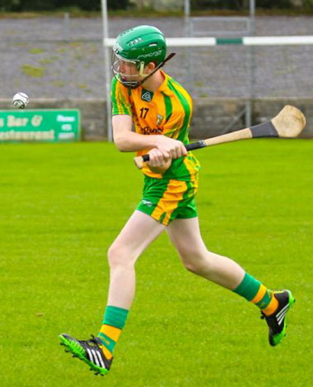 Action from the under 16 clash between Donegal and Sligo.