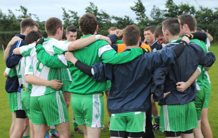 Action from the under 21 B Championship game between Aodh Ruadh and Carndonagh.