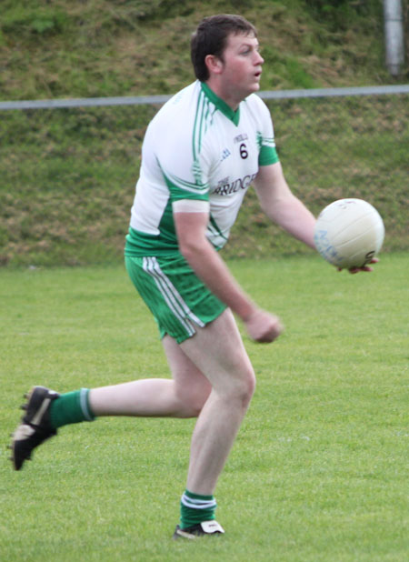 Action from the division three reserve league game between Aodh Ruadh and Red Hugh's.