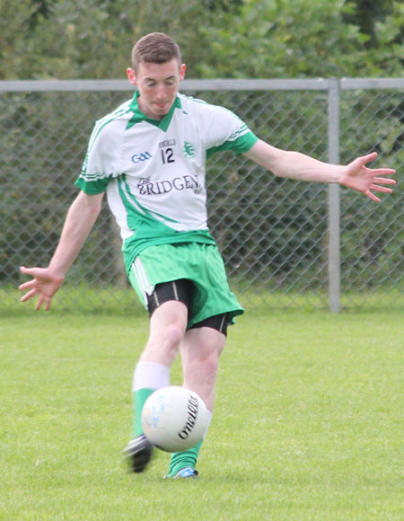 Action from the division three reserve league game between Aodh Ruadh and Red Hugh's.