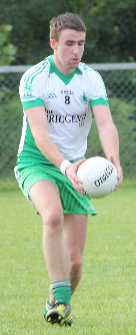 Action from the division three reserve league game between Aodh Ruadh and Red Hugh's.