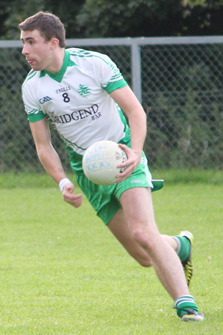 Action from the division three reserve league game between Aodh Ruadh and Red Hugh's.