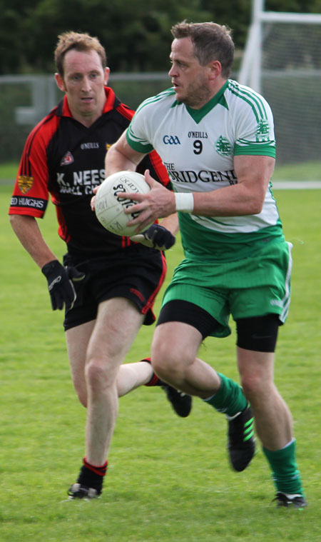 Action from the division three reserve league game between Aodh Ruadh and Red Hugh's.