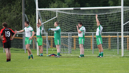 Action from the division three reserve league game between Aodh Ruadh and Red Hugh's.