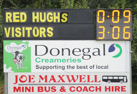 Action from the division three reserve league game between Aodh Ruadh and Red Hugh's.