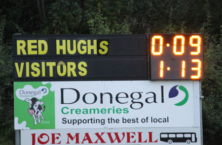 Action from the division three league game between Aodh Ruadh and Red Hugh's.