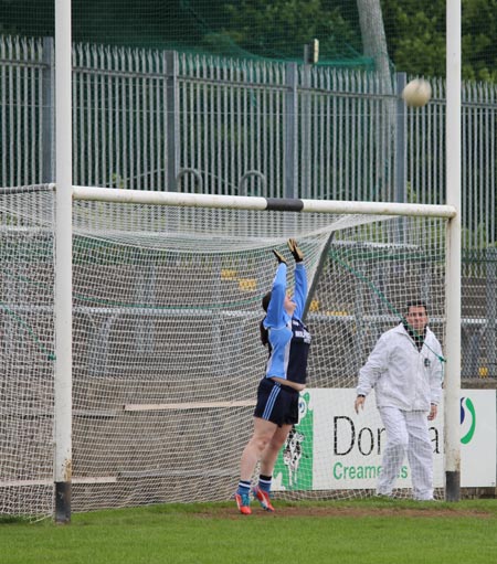 Action from the intermediate ladies final between Aodh Ruadh and Milford.