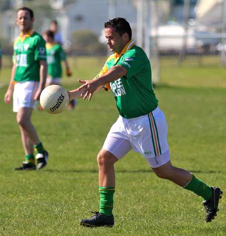 Action from the reserve division 3 senior game against Naomh Brd.