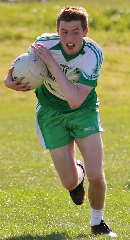 Action from the reserve division 3 senior game against Naomh Brd.