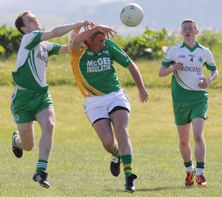 Action from the reserve division 3 senior game against Naomh Brd.