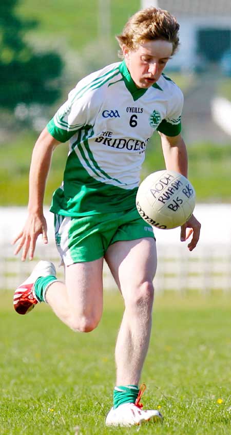 Action from the reserve division 3 senior game against Naomh Brd.