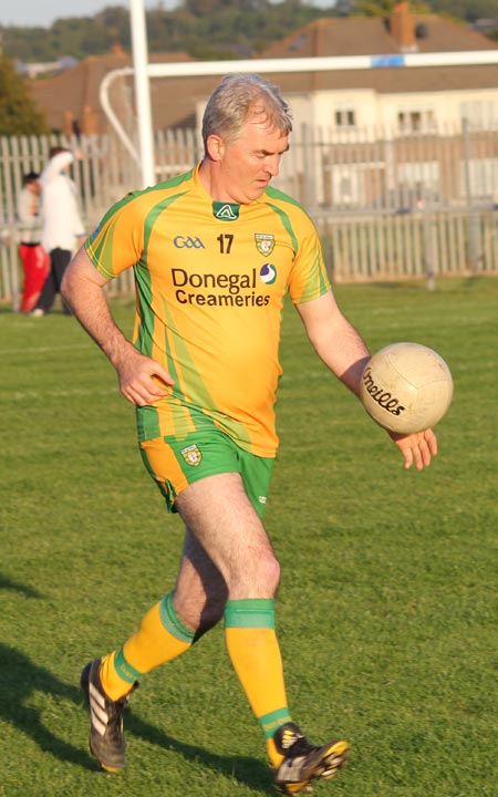 Action from 1992 rematch between Donegal and Dublin.