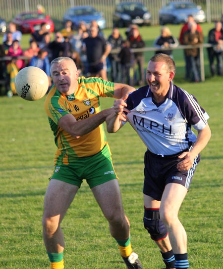 Action from 1992 rematch between Donegal and Dublin.