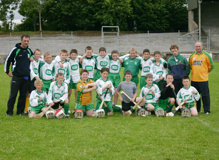 The Aodh Ruadh under 12 pnael with manager Peter Horan and mentors John Rooney and Eddie Lynch.