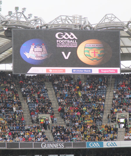 Some shots from the All-Ireland semi-final between Donegal and Dublin.