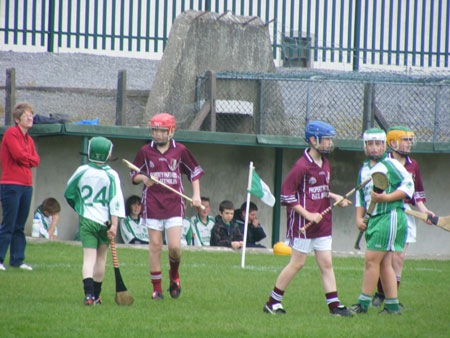 Goalmouth action from Aodh Ruadh v Letterkenny Gaels.