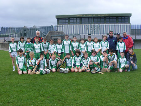 The Aodh Ruadh under 12 teams took part in Aodh O Dalaigh with John Crossey, Ulster Council Coach for Donegal, Tom Daly, Ulster Council President and Billy Finn, Conor Carney and Peter Horan.