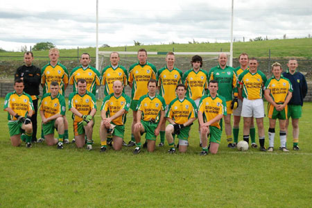 The Downings team ahead of their first round, second leg clash against Aodh Ruadh.