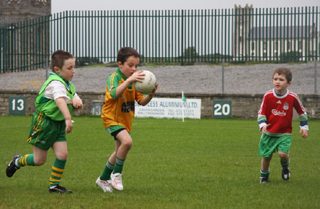 Action from the Aodh Ruadh v Dromore under 8 blitz.