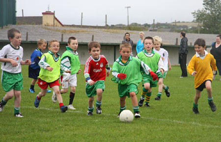 Action from the Aodh Ruadh v Dromore under 8 blitz.