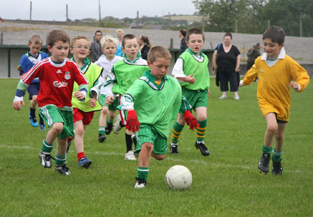 Action from the Aodh Ruadh v Dromore under 8 blitz.